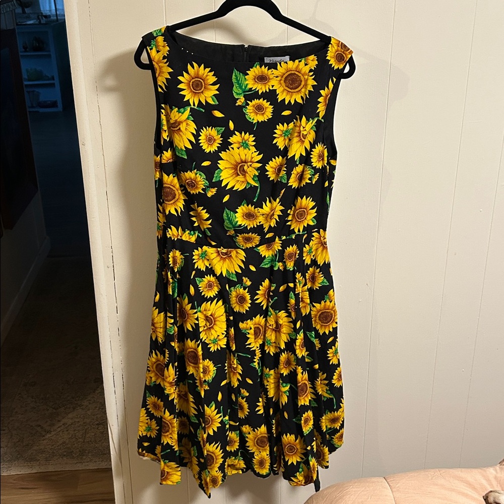 Unique Vintage Magnolia Park Sunflower Dress